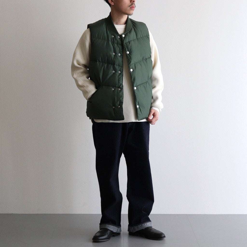 MOUNTAINEER DOWN VEST #FOREST [PMAS-VT03]