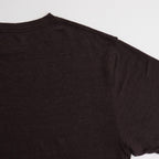 NORMANDY LINEN T-SHIRT #DARK BROWN [BN-25SM-066]