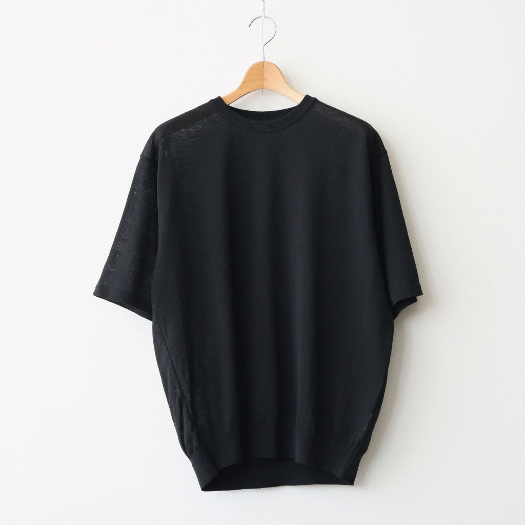 HEMP BROWSING T-SHIRT #BLACK [BN-26SM-079]