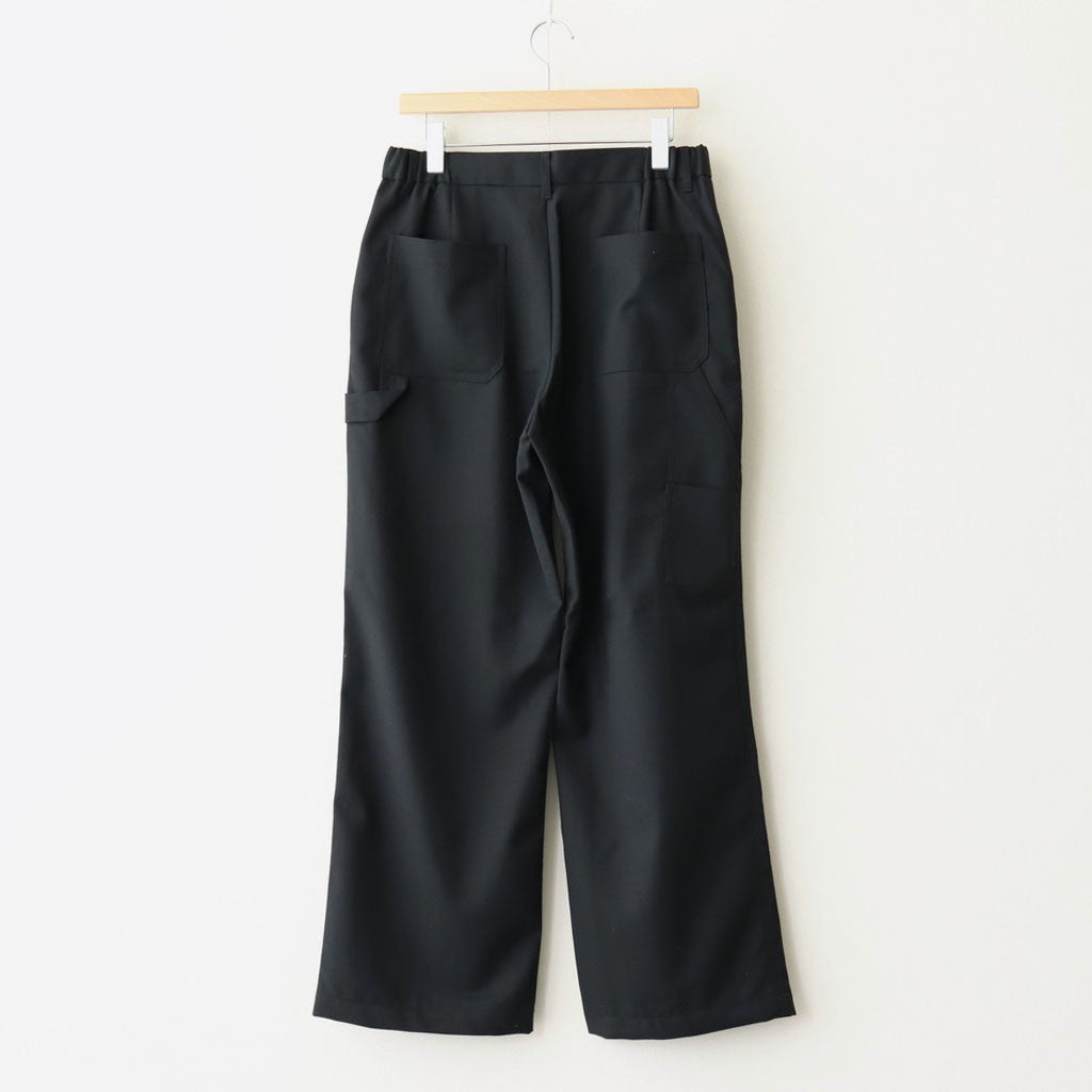 WIDE CARPENTER PANTS II #BLACK [A25C06PT03C]