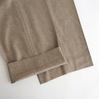 WO/Ca 2tuck Wide Tapered Trousers #Mix Beige [NEP-AW2507M]