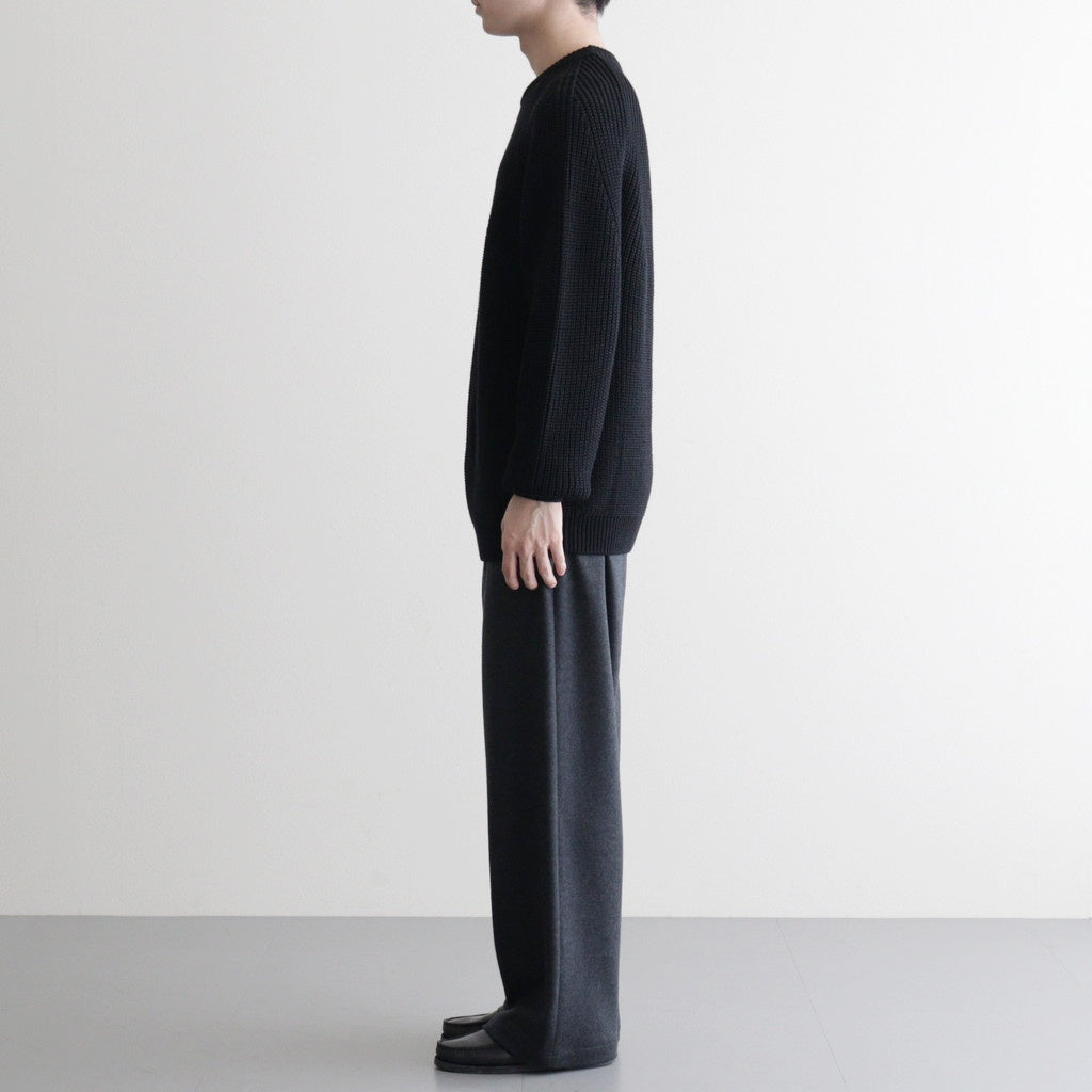 SIGNATURE CREW NECK #BLACK [BN-25FM-038]