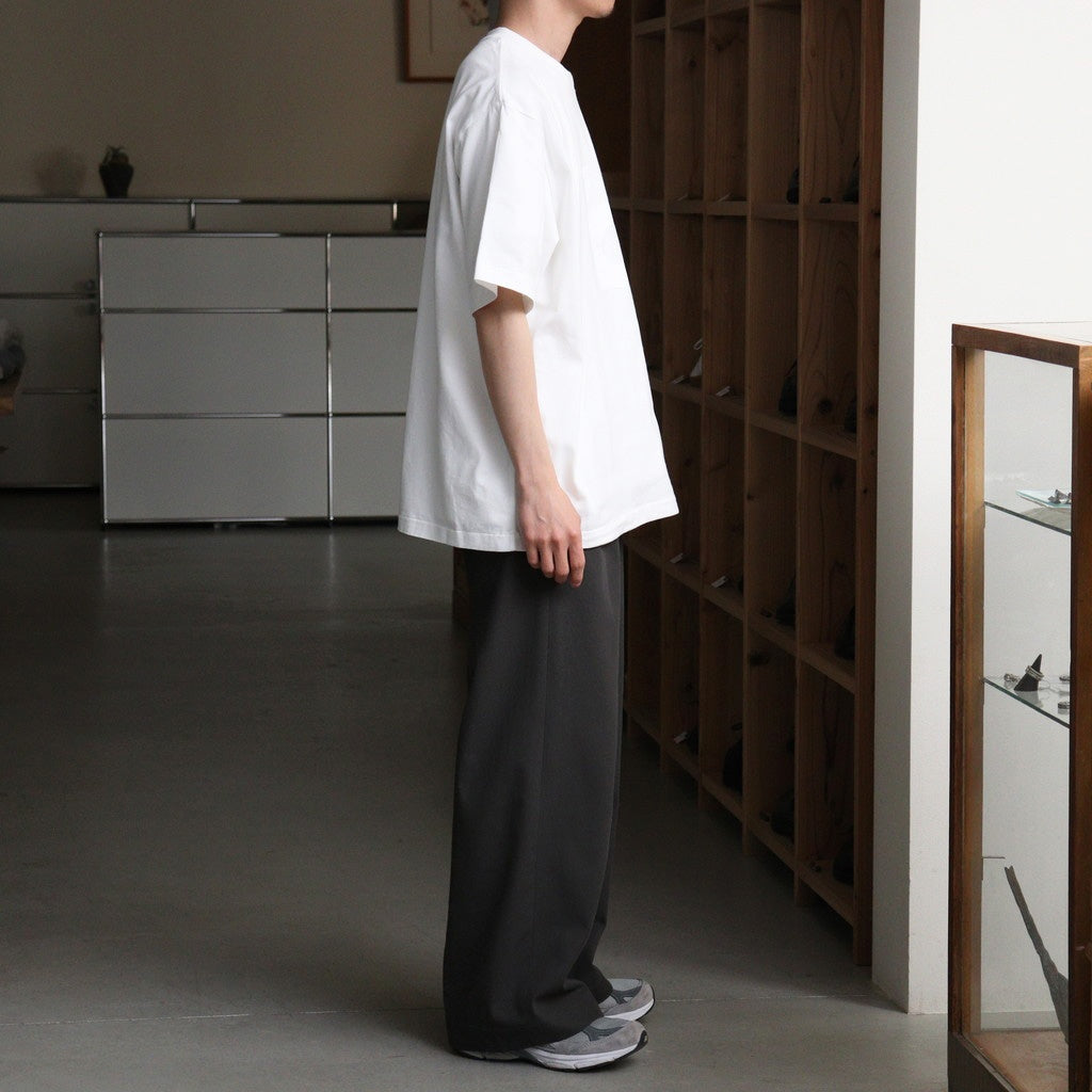 bd Print Tee WIDE #White×White-PT [bROOTS25S34S26A]