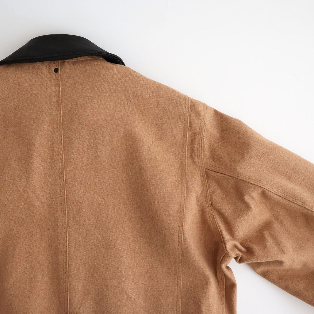 WORKER JACKET #NATURAL BROWN [A26C08BL02C]