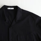 ORGANIC COTTON WASHER SATIN OPEN/C SH #NAVY [16551 50343]