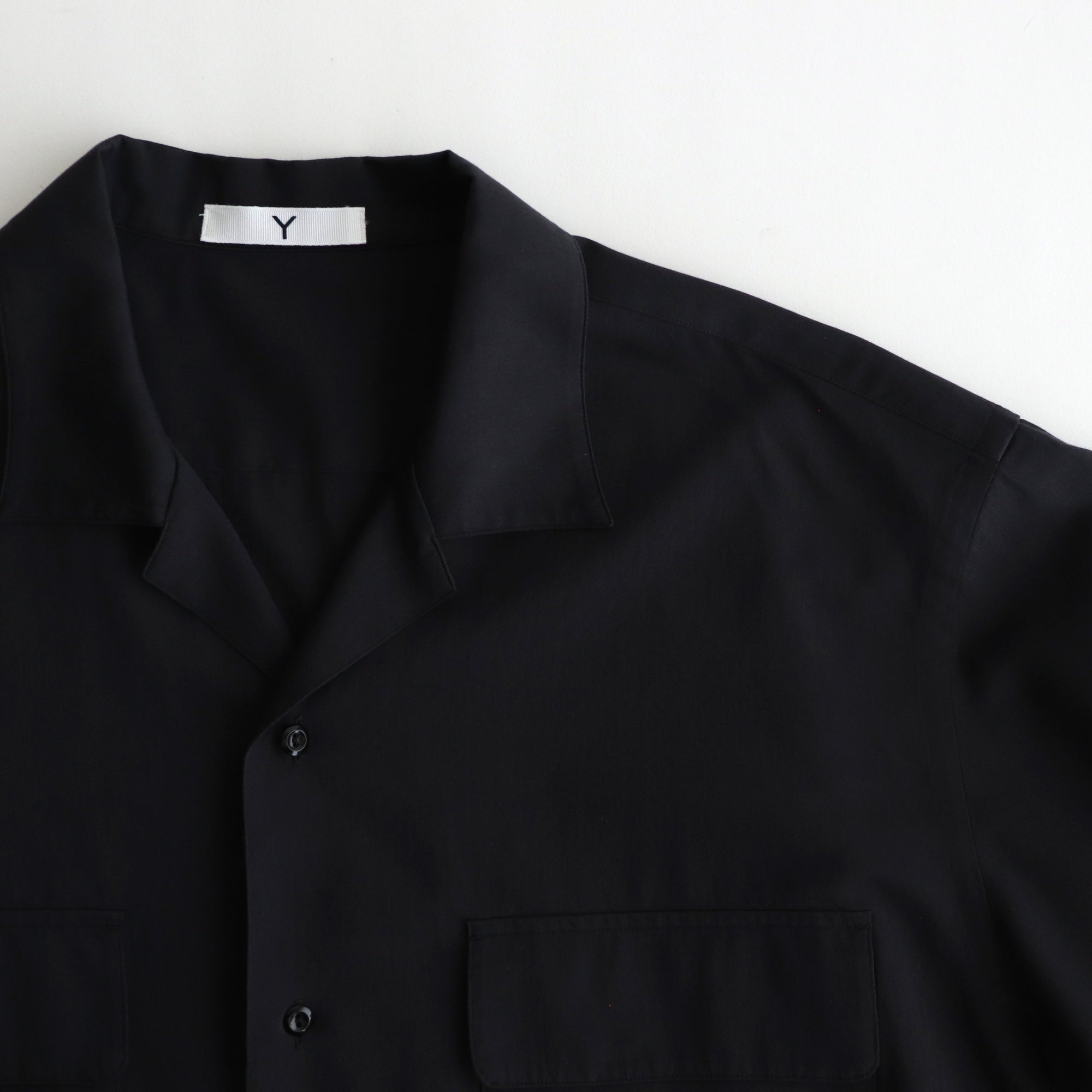 ORGANIC COTTON WASHER SATIN OPEN/C SH #NAVY [16551 50343]