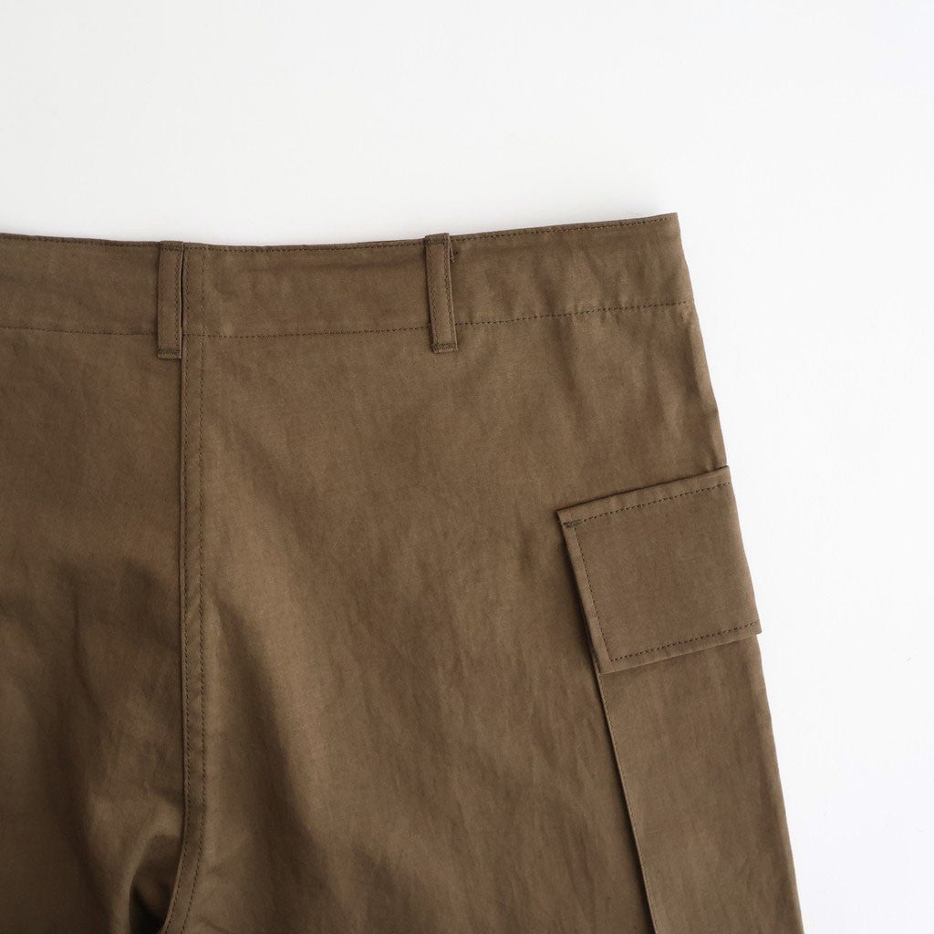 COTTON LINEN M43 TROUSERS #MILITARY GREEN [26S-BIS-PT34]