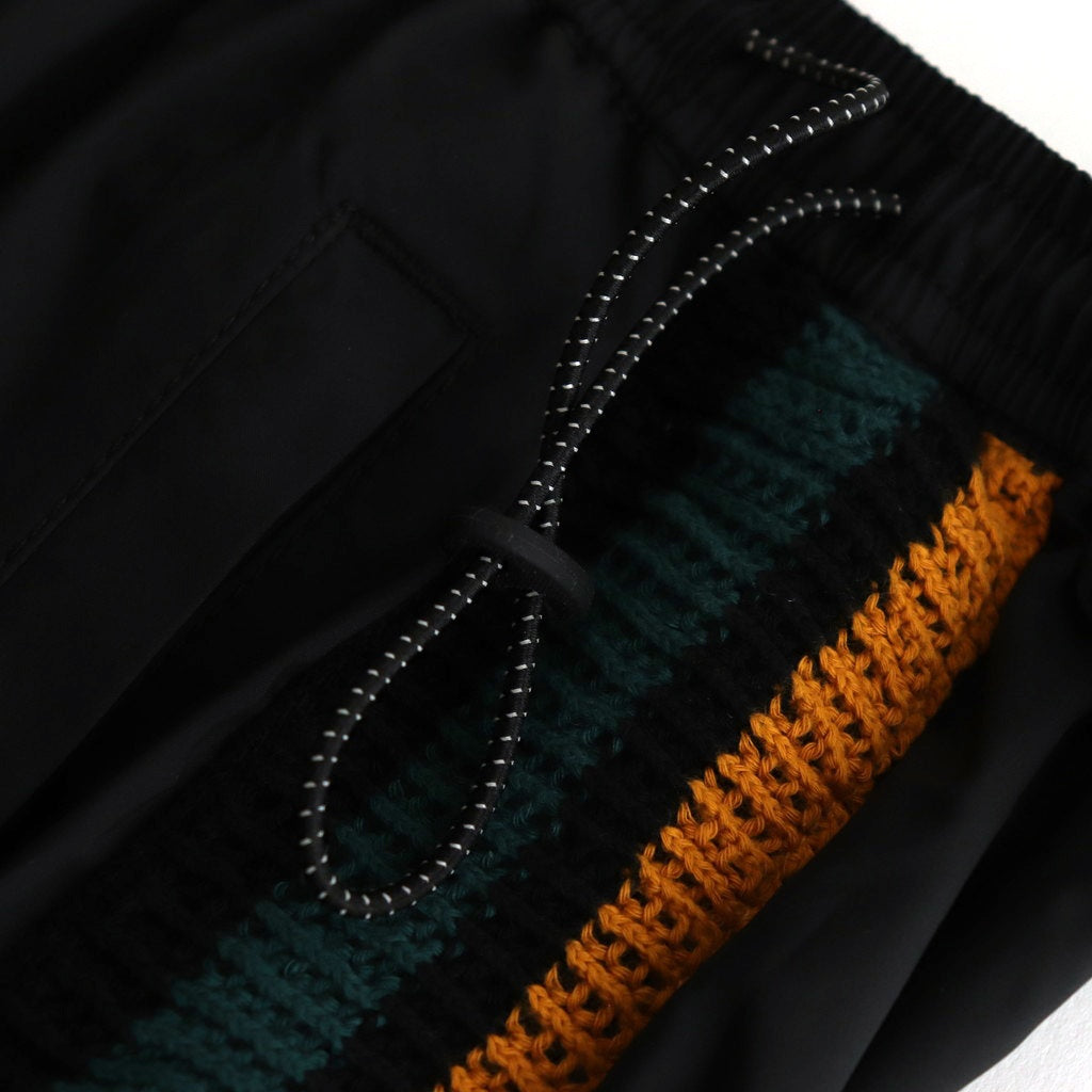 TRACK PANTS POLYESTER #BLACK [DNS25P03]