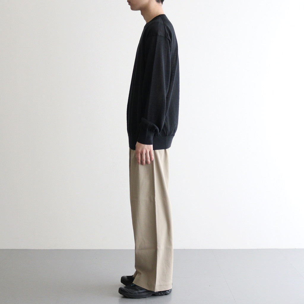 CHOMA CREW NECK #BLACK [BN-25SM-058]