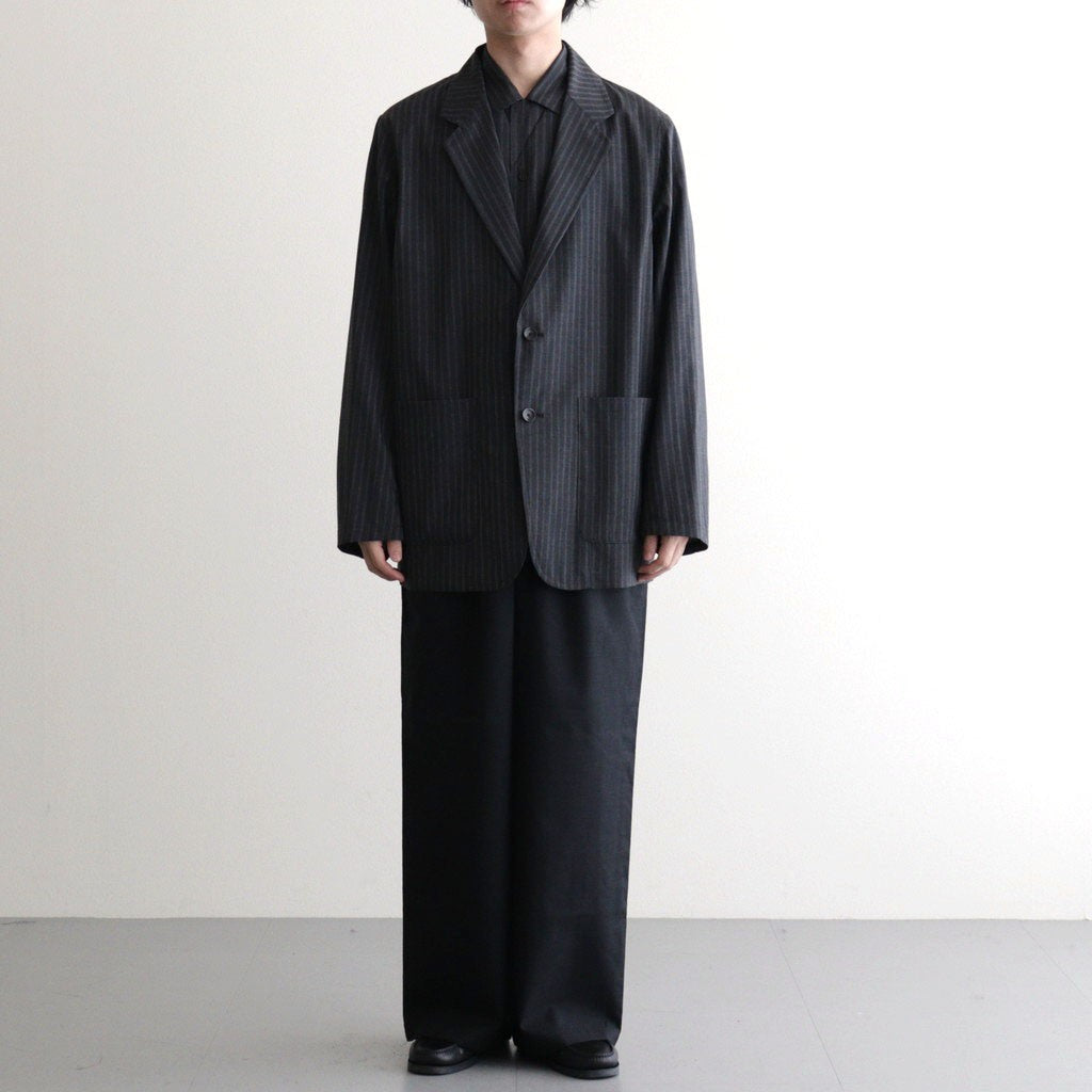 STROLL AROUND JACKET #GRAY STRIPE [M26A11JK01C]
