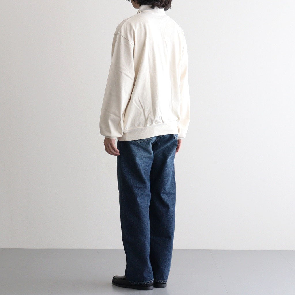 Co/Silk Nep Harf-zip P/O #Ivory [BHS25S037F26]