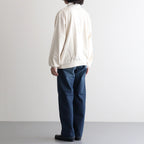 Co/Silk Nep Harf-zip P/O #Ivory [BHS25S037F26]