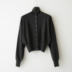 Big Collar Knit Cardigan #DARK GRAY [NEP-AW2621]