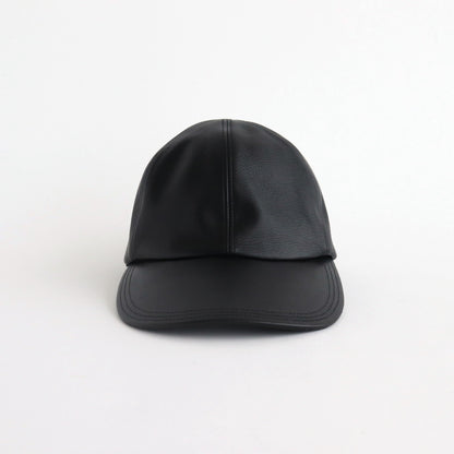 STEERHIDE CURVED VISOR CAP - LAPHROIG (EXCLUSIVE) #BLACK [X01009]