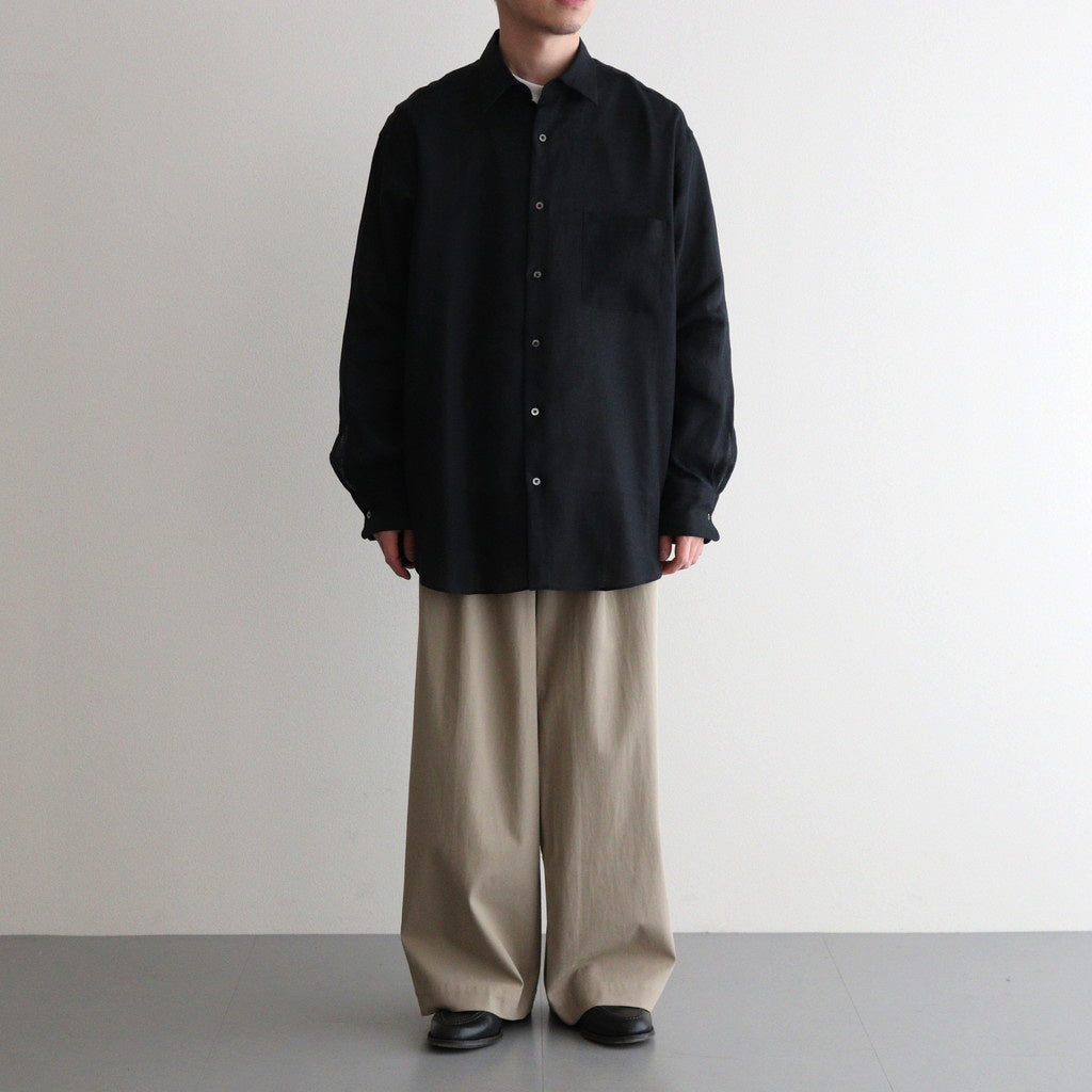 COMFORT FIT SHIRT #BLACK [A25A16SH01C] - Diffusion 三重県四日市市