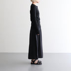 Classic Rib Henley-neck L/S #Black [bROOTS24F006WF26]