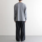 COMFORT FIT L/S Tee #DOLPHIN GREY [A25C05CS03C]