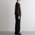 Wool Cupro Easy Wide Trousers #Black [NEP-SS2606]