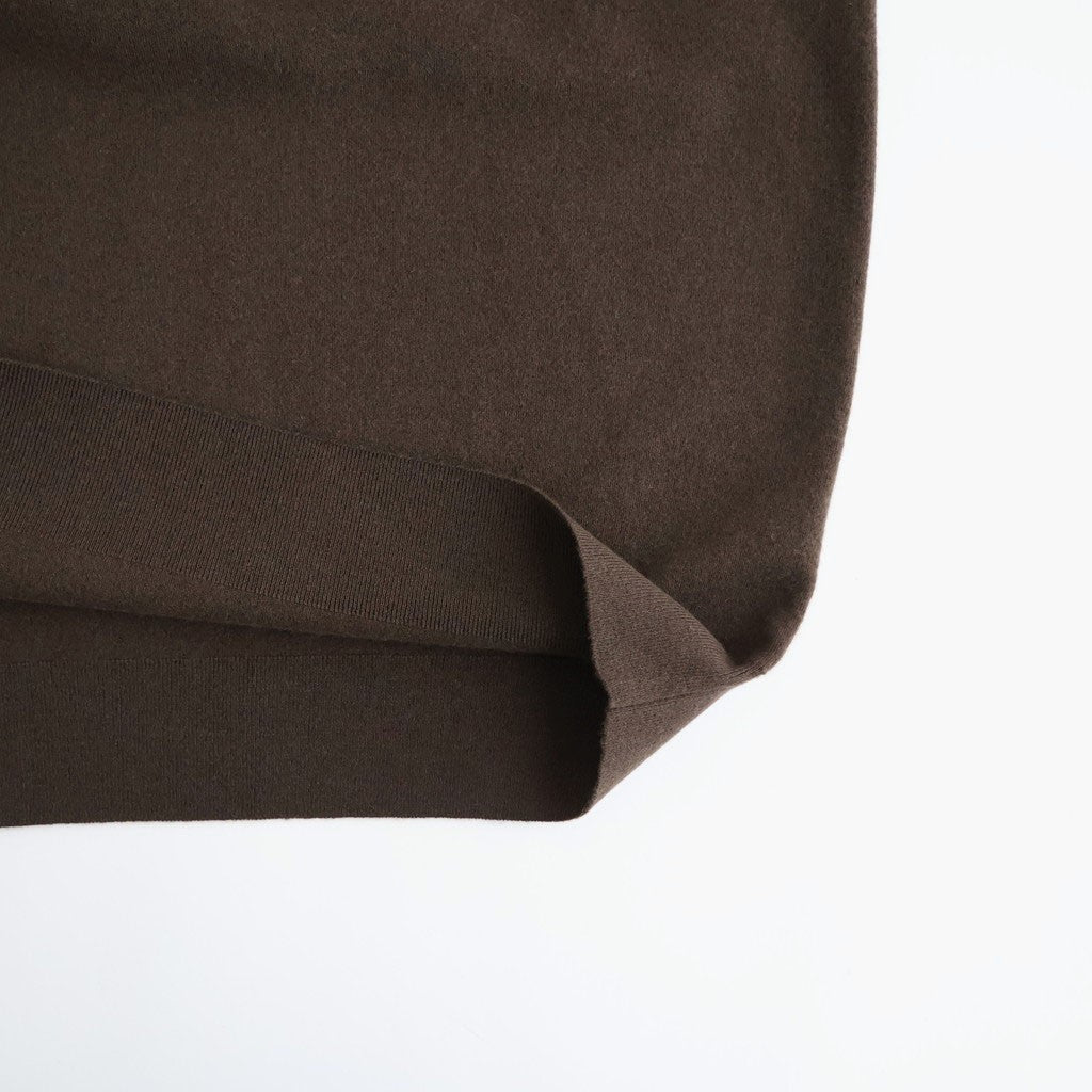 SUNSHINE CASHMERE MOCK NECK #BROWN [BN-26FM-058]