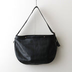 NEW NEWSPAPER BAG L #BLACK [BG-40-C-COW-5]