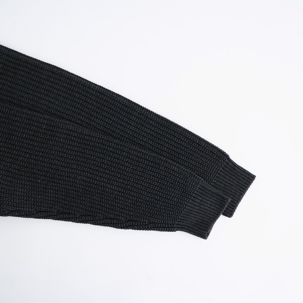 SIGNATURE DRIVERS KNIT #CHARCOAL [BN-26FM-049]