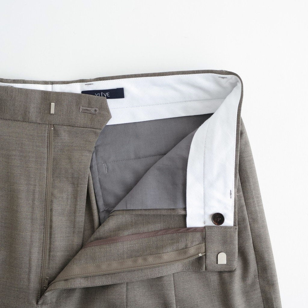 SUPER120'S CHAMBRAY WOOL 3TACK TR #050 MOCA [17061 40031]