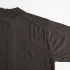BABY WOOL POLO CARDIGAN #BROWN [BN-26FM-040]
