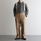 SOLIS COTTON TROUSERS - CHINO #BEIGE [HV501001]