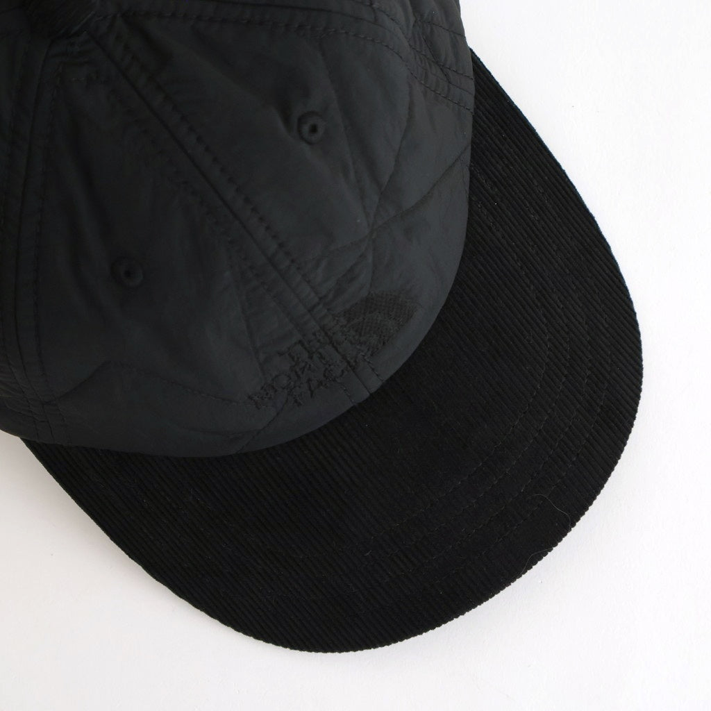 Quilting Field Cap #Black [N25FP089]