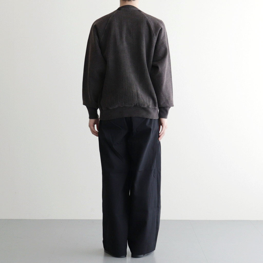 JUMBERCA URAKE FADE COLOR CREW NECK #FADE BROWN [BN-26SM-011]