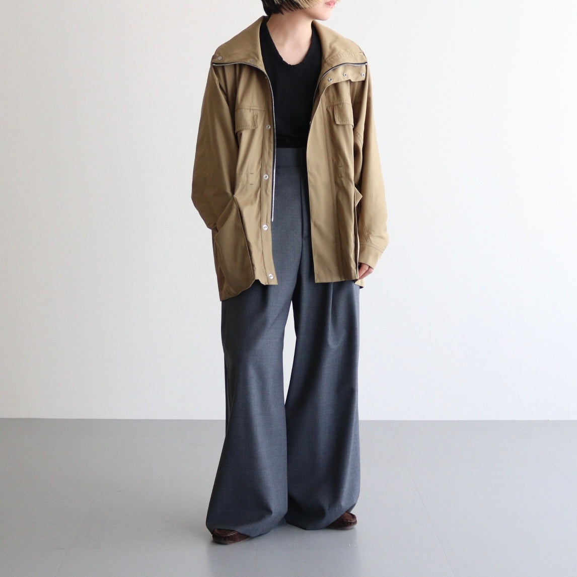 HIGH COUNT DOUBLE TWILL POLYESTER BZ #180 GOLDEN OLIVE [16852 25022]