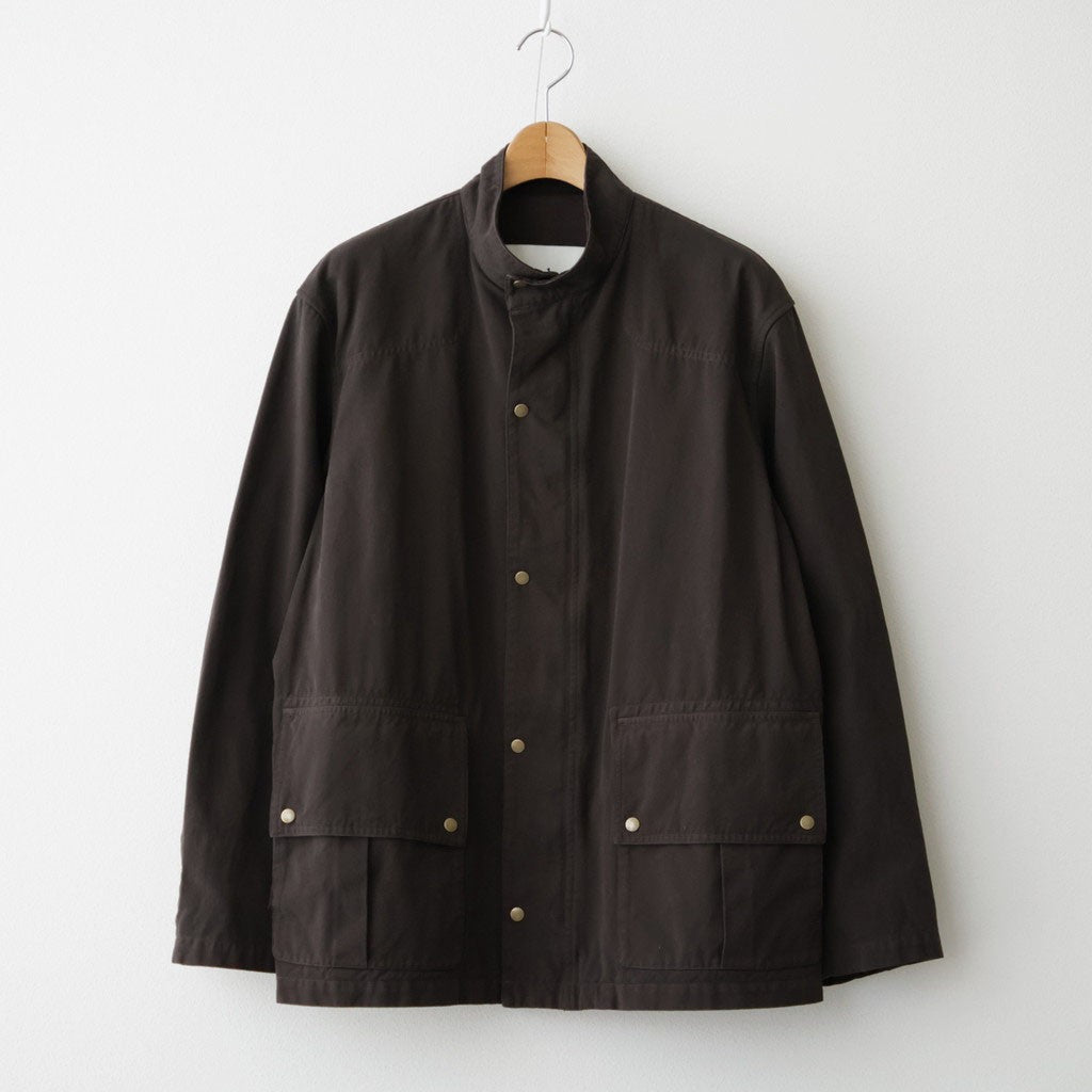 Cotton Chino UK STORM Jacket #Brown [6063-2502]