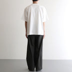 BRITPOP Print Tee WIDE #White×Black-PT [bROOTS25S34A]