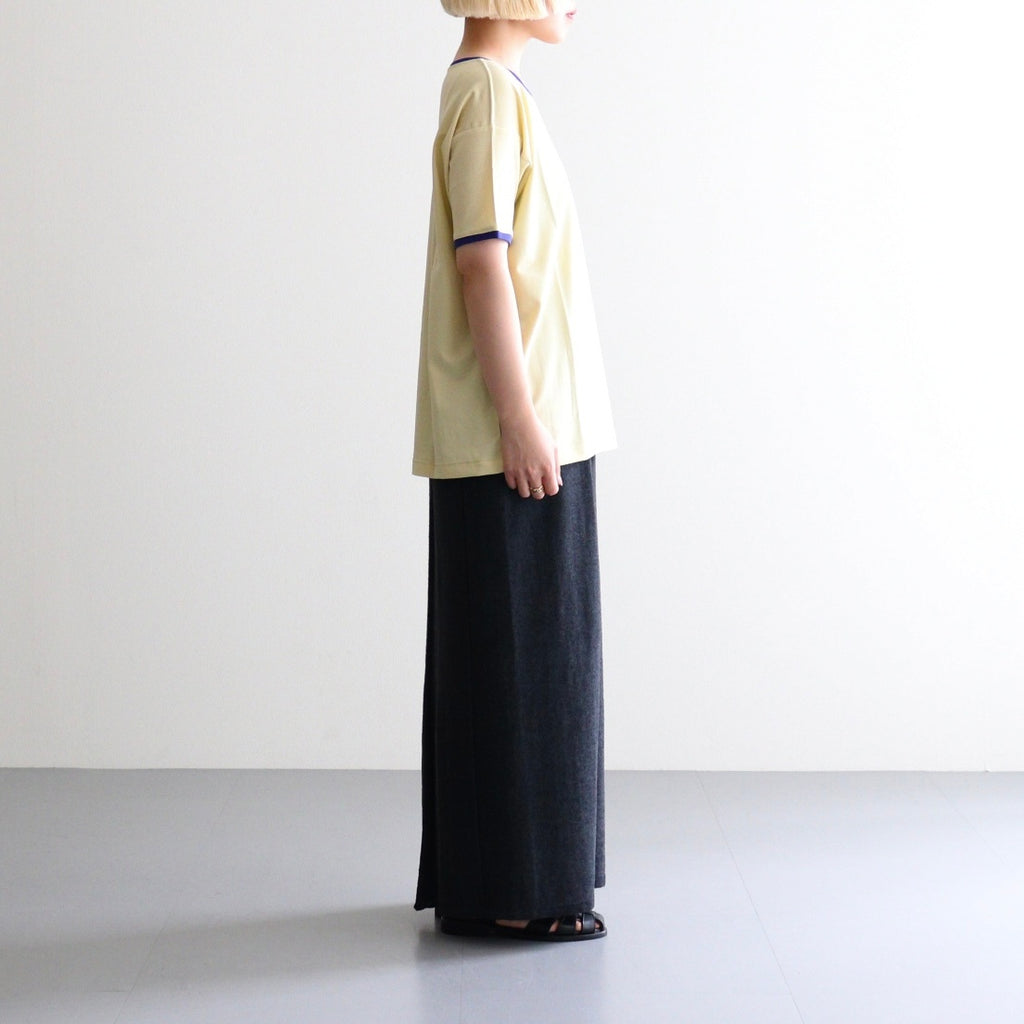 PIMA MOKLODI RINGER TEE #YELLOW × BLUE [26S-BIS-CS61]
