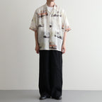 OPEN COLLAR S/S SHIRT #GRAIGE MINI [M26B07SH03B]