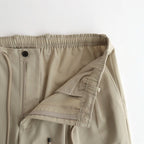 DOUBLE PLEATED EASY TROUSERS #BEIGE [A26A15PT02C]