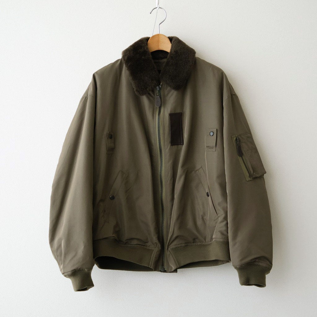 Poly-Silk Twill Modified MA1 #Khaki [BHS26F026]