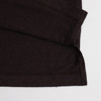 NORMANDY LINEN BASQUE SHIRT #DARK BROWN [BN-25SM-065]