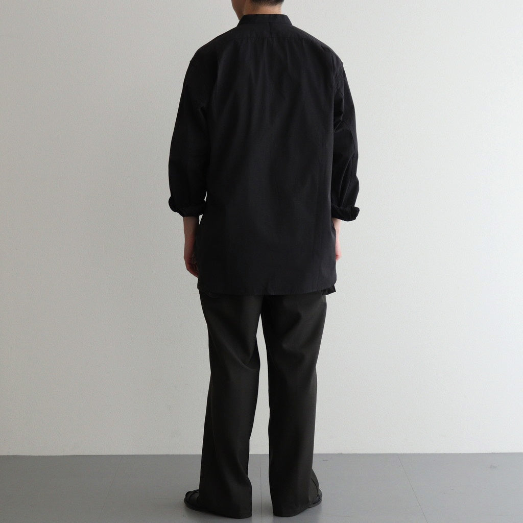 HOPSACK WIDE POCKET TROUSERS #FOREST [PMAT-PT06]