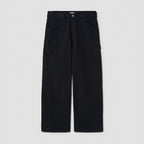 DENIM PAINTER TROUSERS #DUST BLACK [PMAT-PT09]