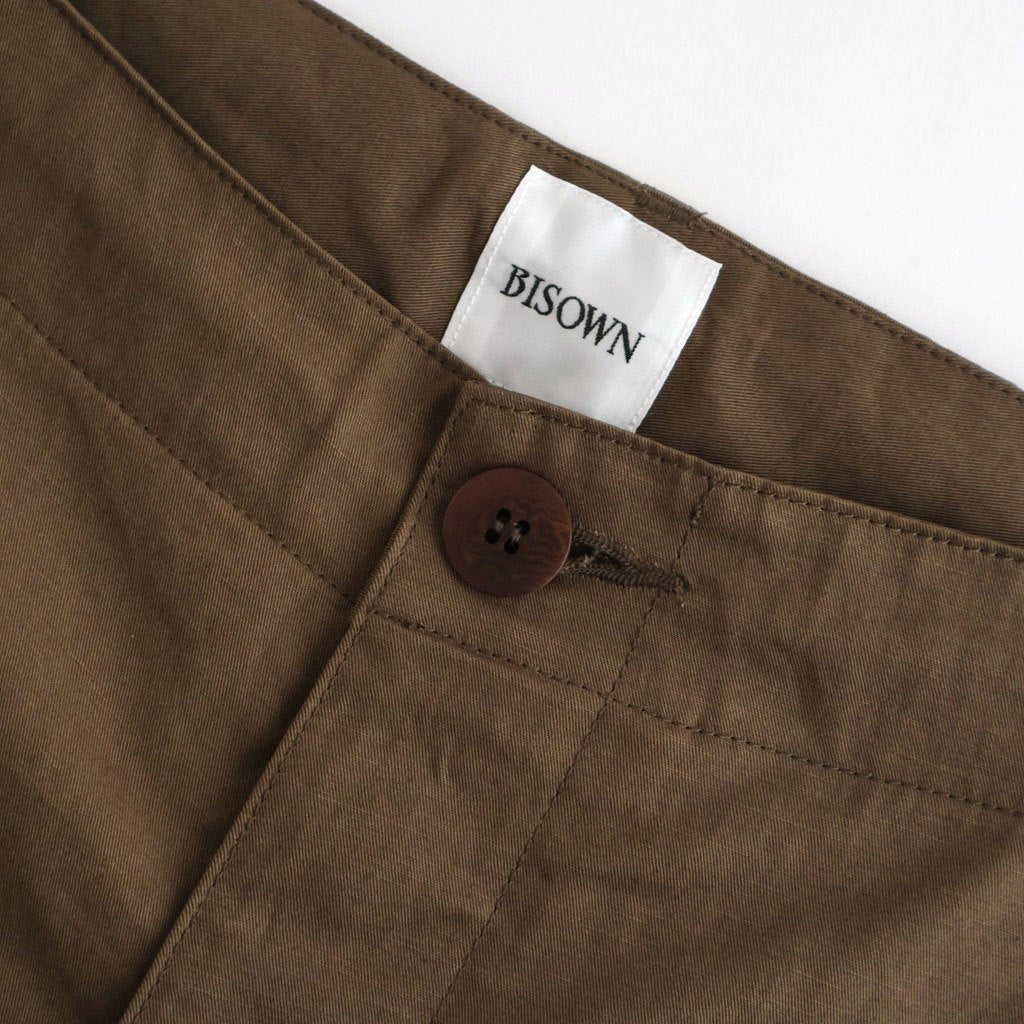 COTTON LINEN M43 TROUSERS #MILITARY GREEN [26S-BIS-PT34]