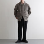 Yak×Ca/Wool Flight Jacket #Beige Mix [NEP-AW2517M]