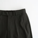 DOUBLE PLEATED SEMI EASY TROUSERS #DARK SAGE [A26C07PT02C]