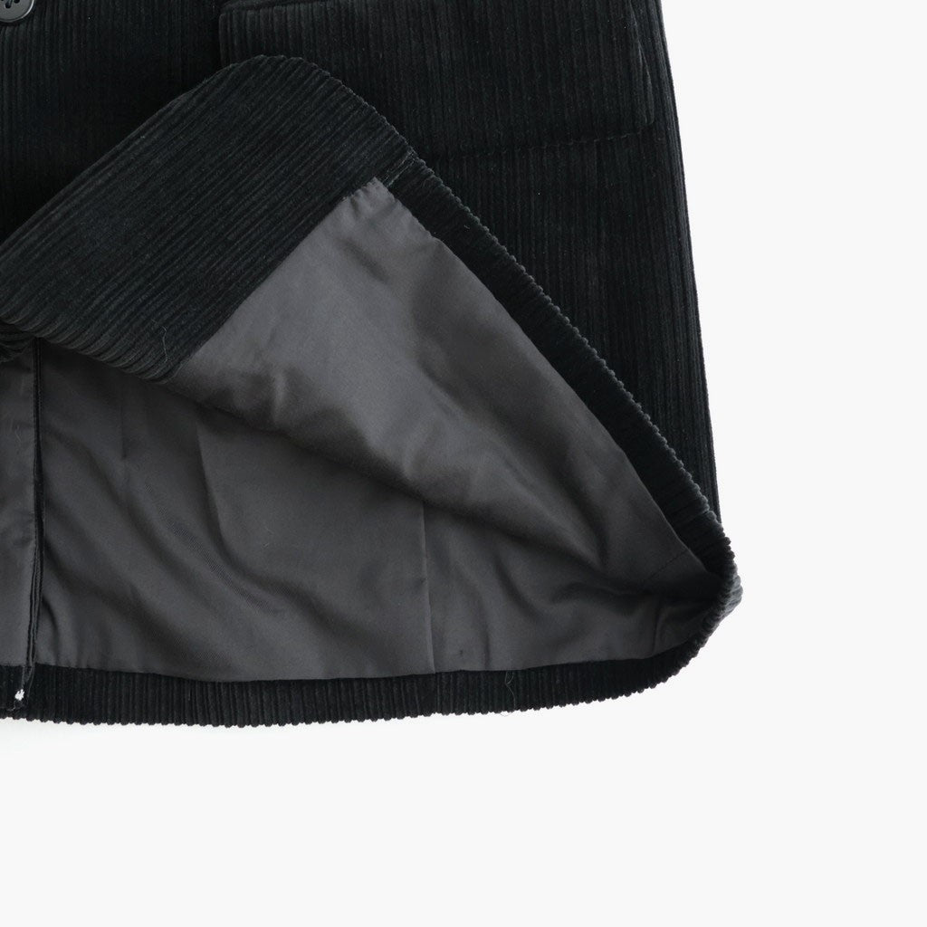 MIXED-WALE CORDUROY TAILORED JACKET #BLACK [26W-BIS-JK11]