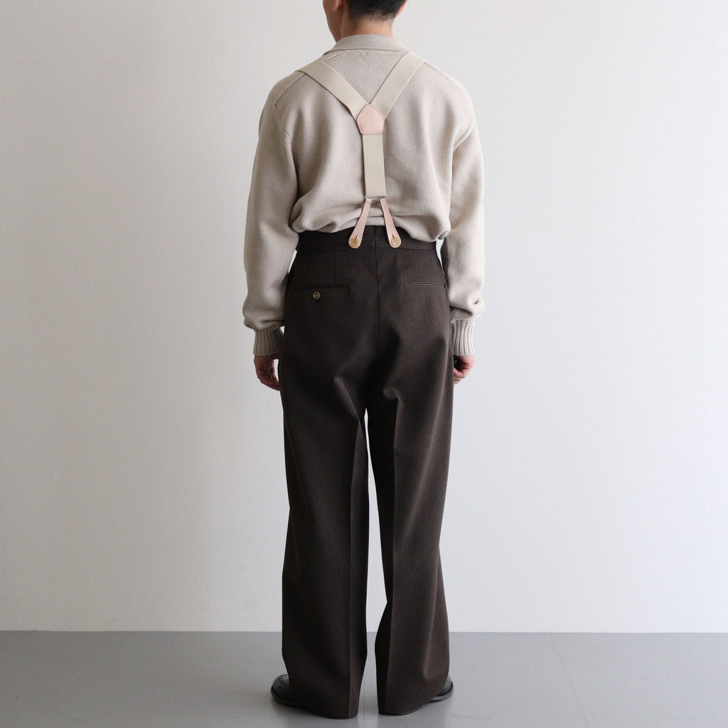 SOLIS CAVALRY TROUSERS #BROWN [HV301501ER]