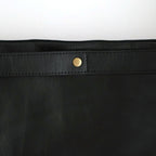 NEW NEWSPAPER BAG M #BLACK [BG-41-C-COW-5]