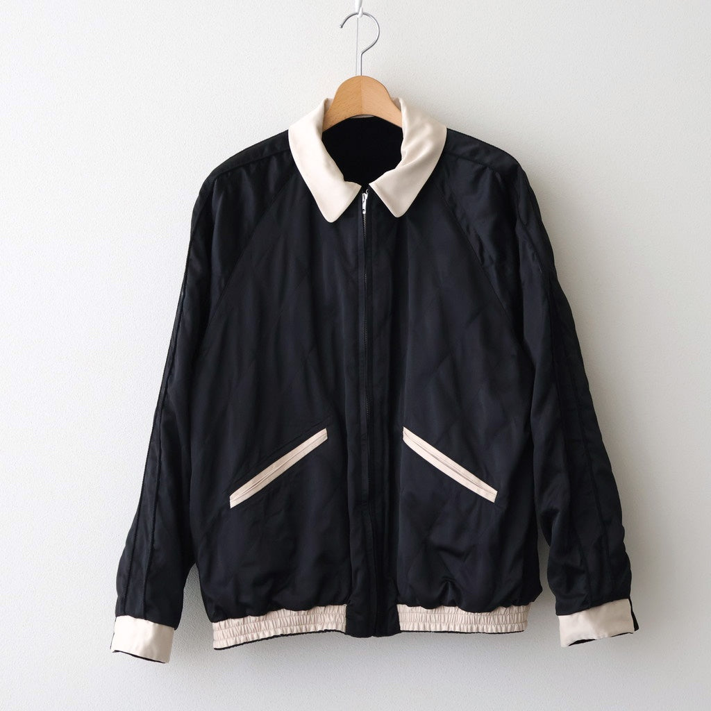 STUNNING VELVET SOUVENIR JACKET(Niwatori to Hiyoko) #ONYX [252OJ-JK12]