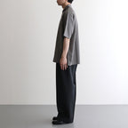 ONE BUTTON POLO S/S TEE #GRAY [M25A15CS02B]