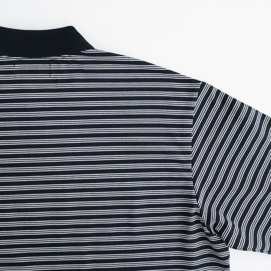 ONE BUTTON TEE S/S #BLACK BORDER [M26A14CS02B]