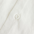 ORGANIC COTTON WASHER SATIN OPEN/C SH #WHITE [16551 50343]